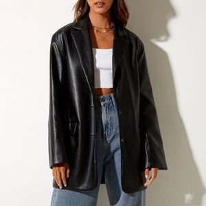 Motel Rocks Saken Blazer in Black – NWT – Size XXS